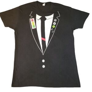 No Doubt Faux Tuxedo Summer 2009 Tour Black T-shirt Band Merch Size Large